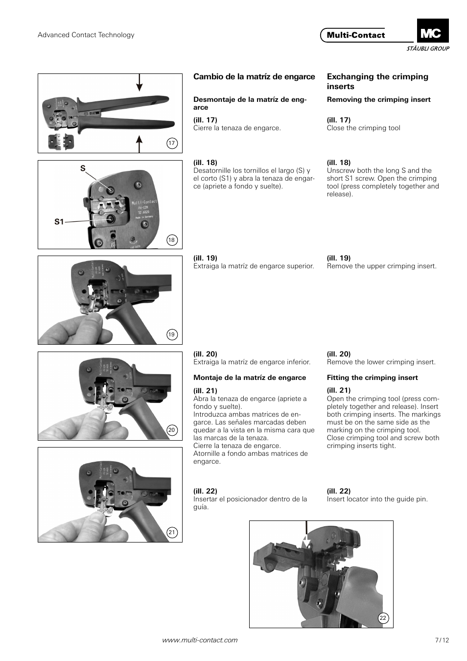 Multi-Contact MA251 User Manual | Page 7 / 12
