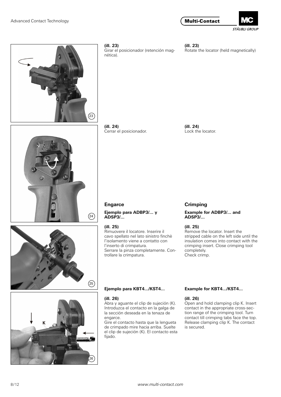 Multi-Contact MA251 User Manual | Page 8 / 12