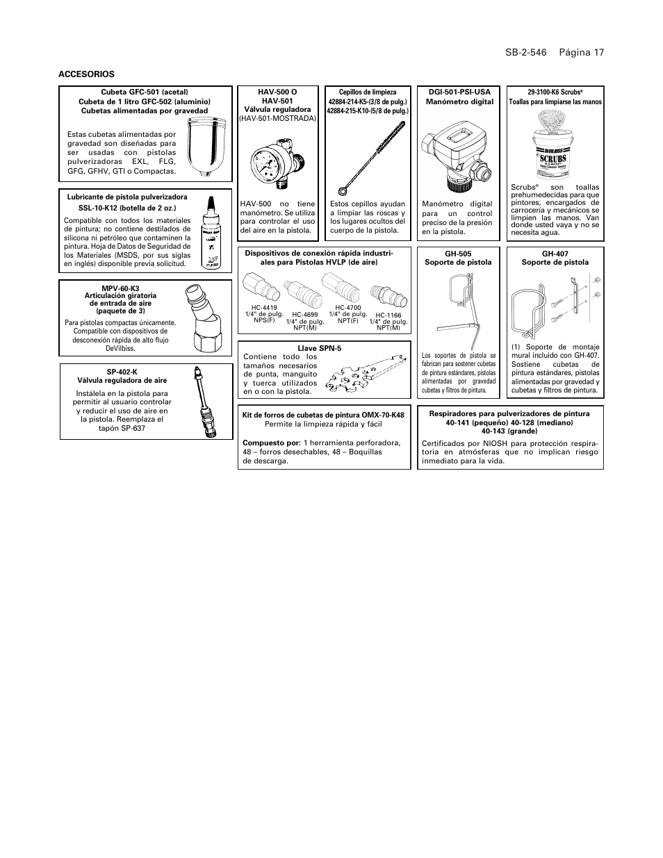 DeVilbiss COMPACT SB-2-546 User Manual | Page 17 / 20