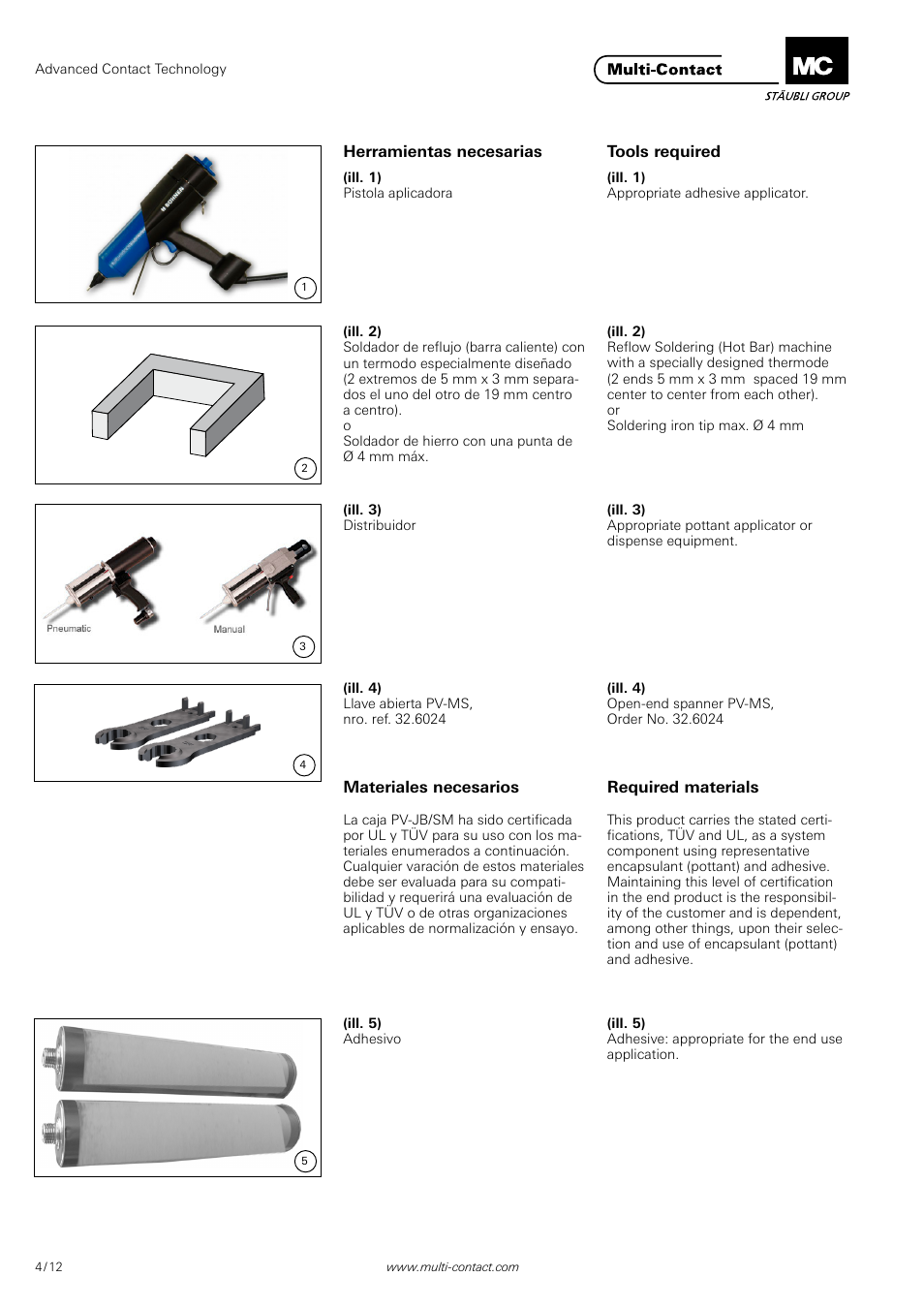 Multi-Contact MA255 User Manual | Page 4 / 12
