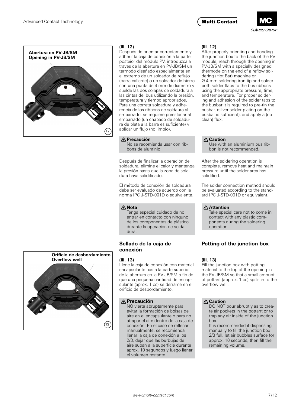 Multi-Contact MA255 User Manual | Page 7 / 12