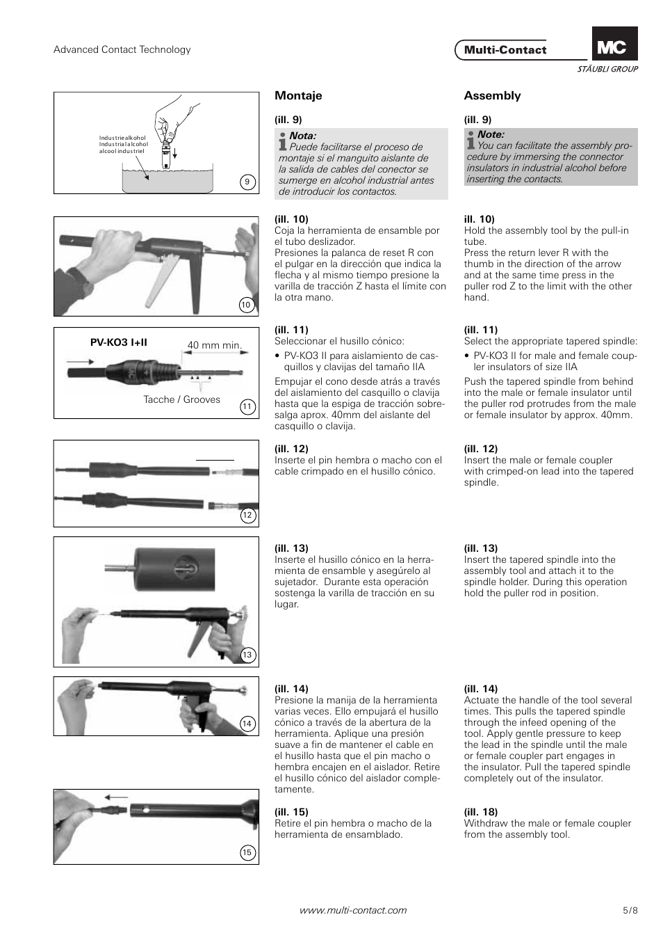 Multi-Contact MA259 User Manual | Page 5 / 8