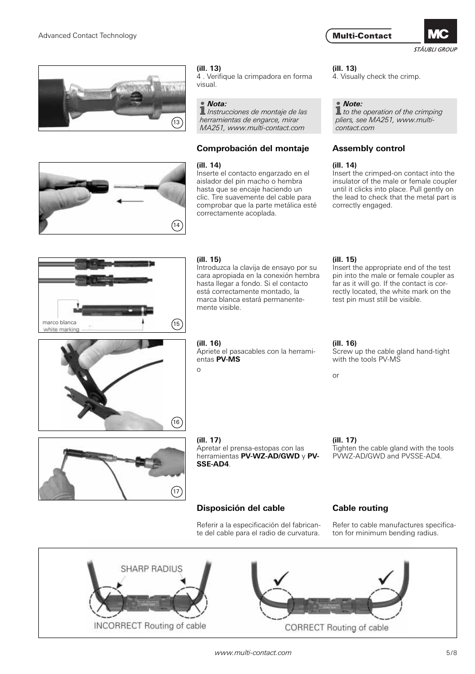 Multi-Contact MA260 User Manual | Page 5 / 8