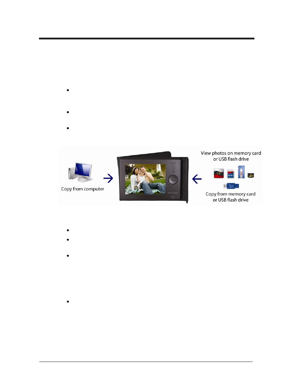 Getting started | Digital Foci Portable Digital Photo Album User Manual | Page 8 / 39
