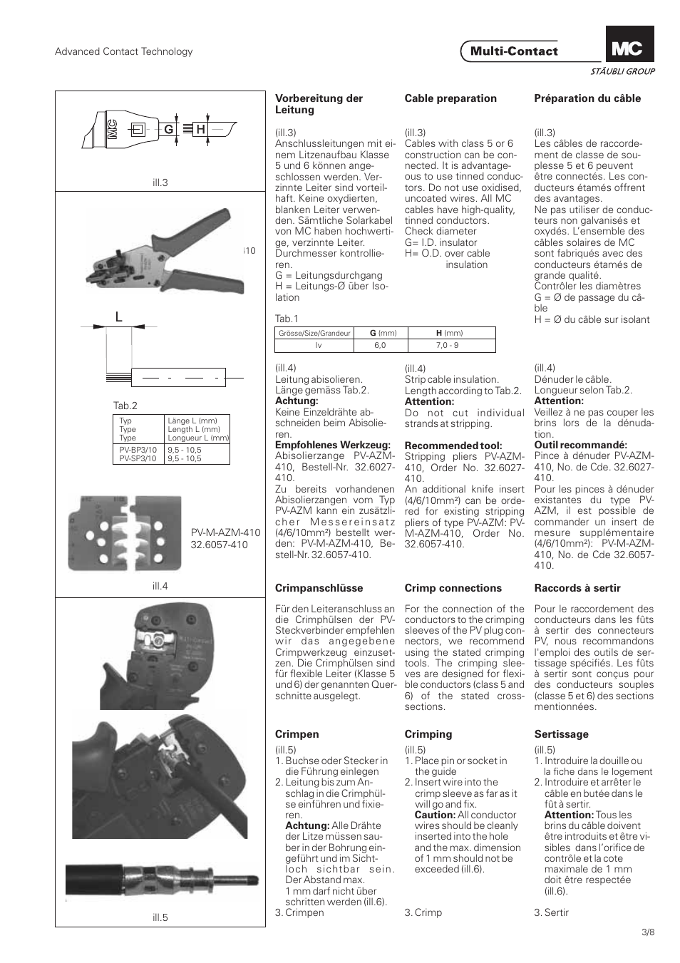 Multi-Contact MA268 User Manual | Page 3 / 8