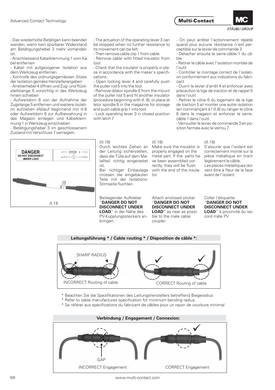 Multi-Contact MA268 User Manual | Page 6 / 8