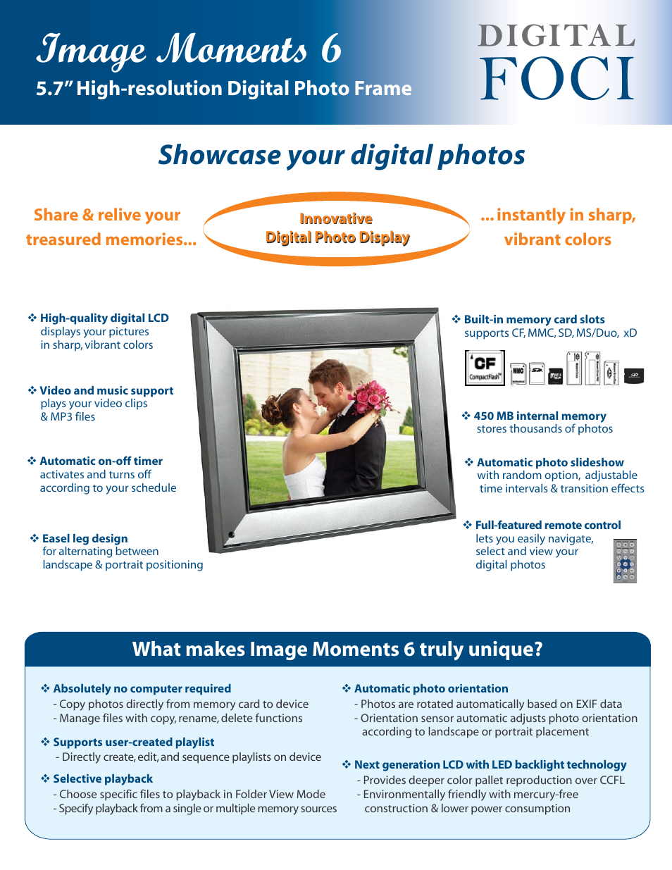 Digital Foci Image Moments 6 User Manual | 2 pages