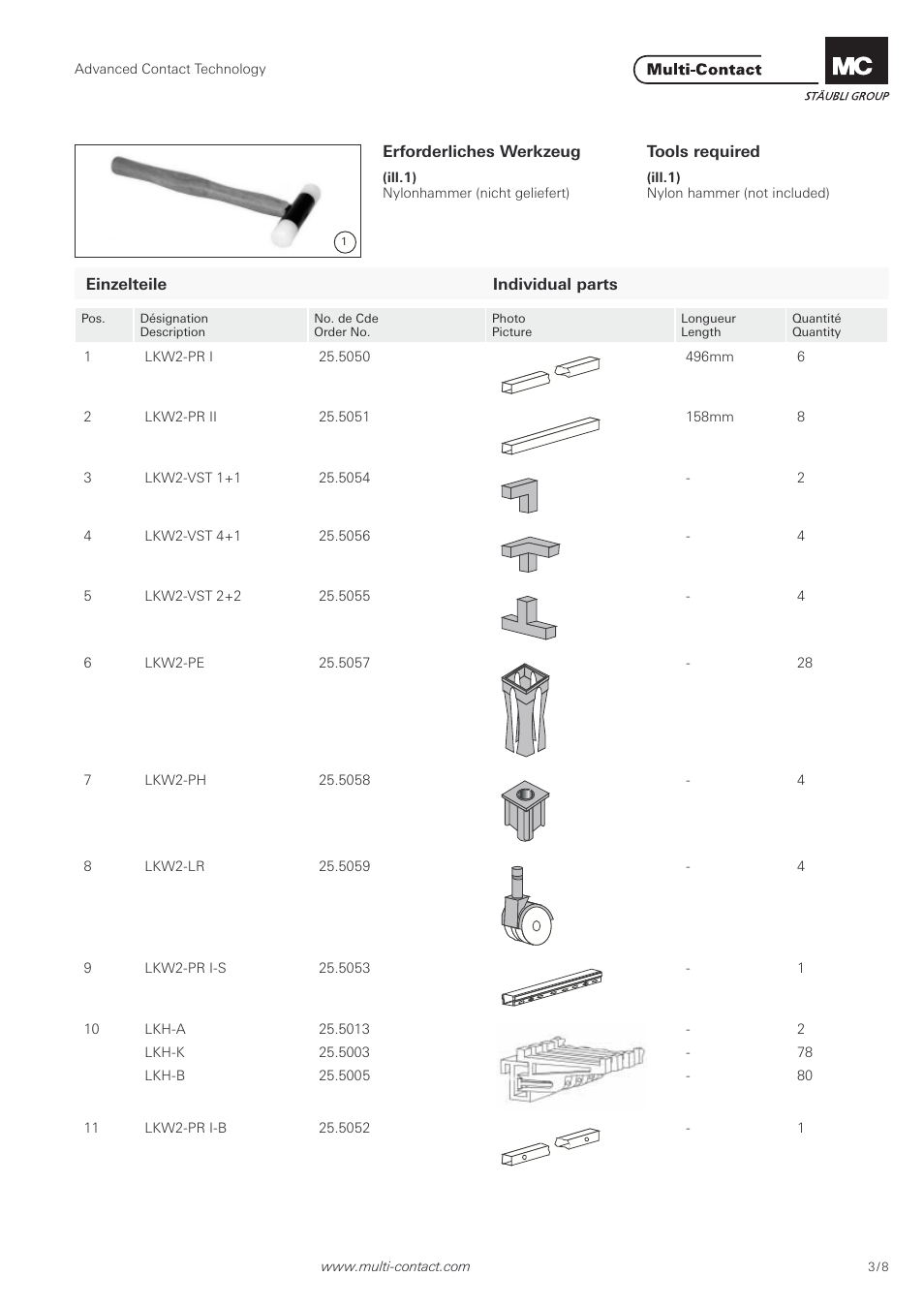 Multi-Contact MA100 User Manual | Page 3 / 8