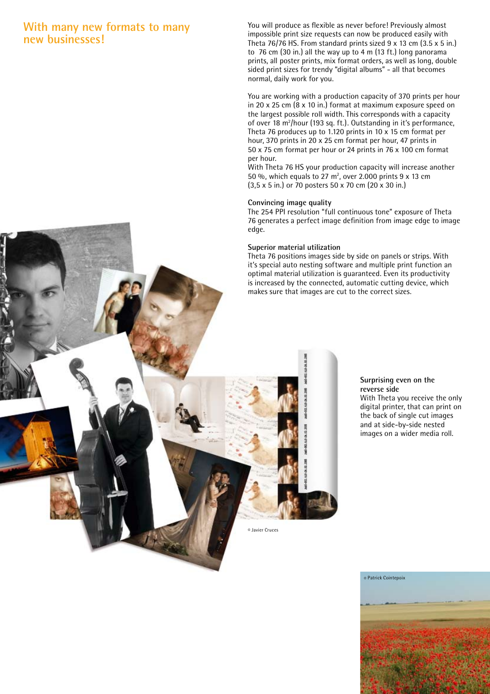 With many new formats to many new businesses | Durst Theta 76 User Manual | Page 2 / 10