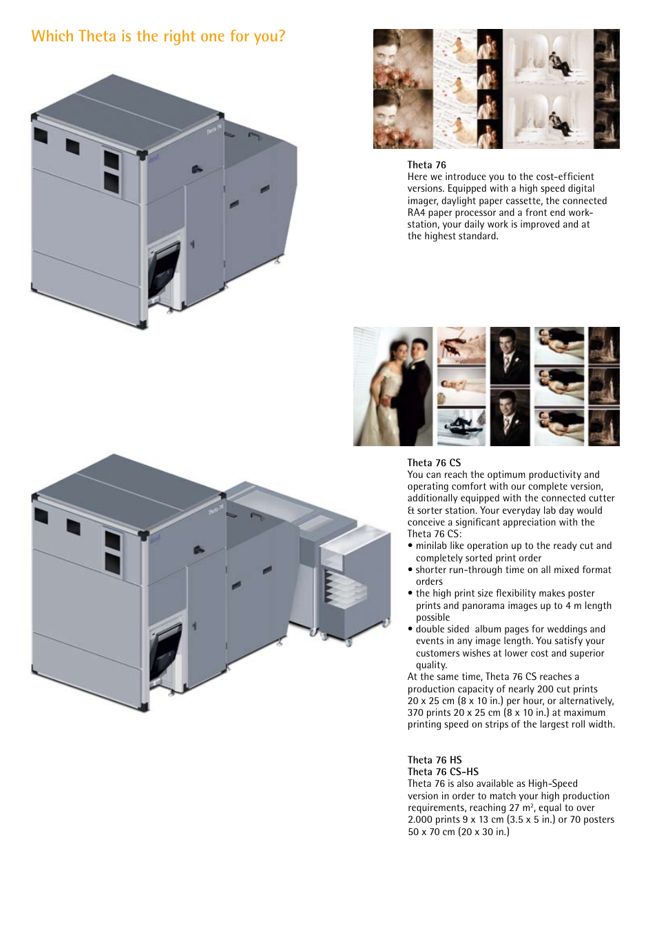 Which theta is the right one for you | Durst Theta 76 User Manual | Page 4 / 10