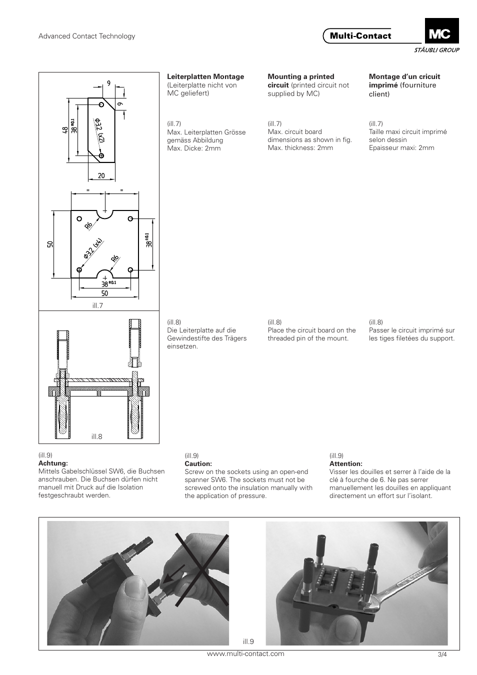 Multi-Contact MA551 User Manual | Page 3 / 4