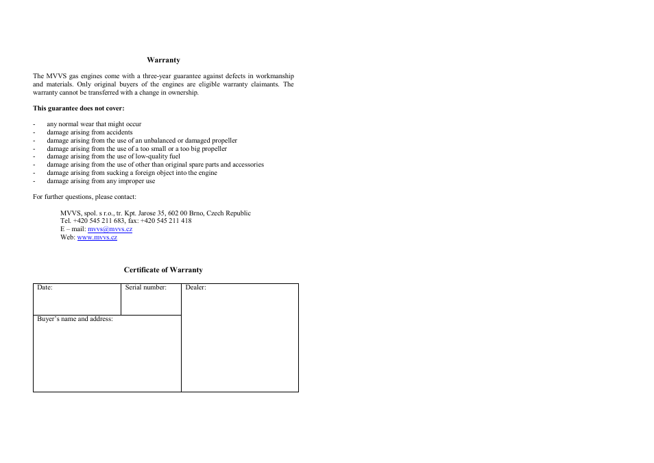 MVVS 80 IRS User Manual | Page 7 / 7