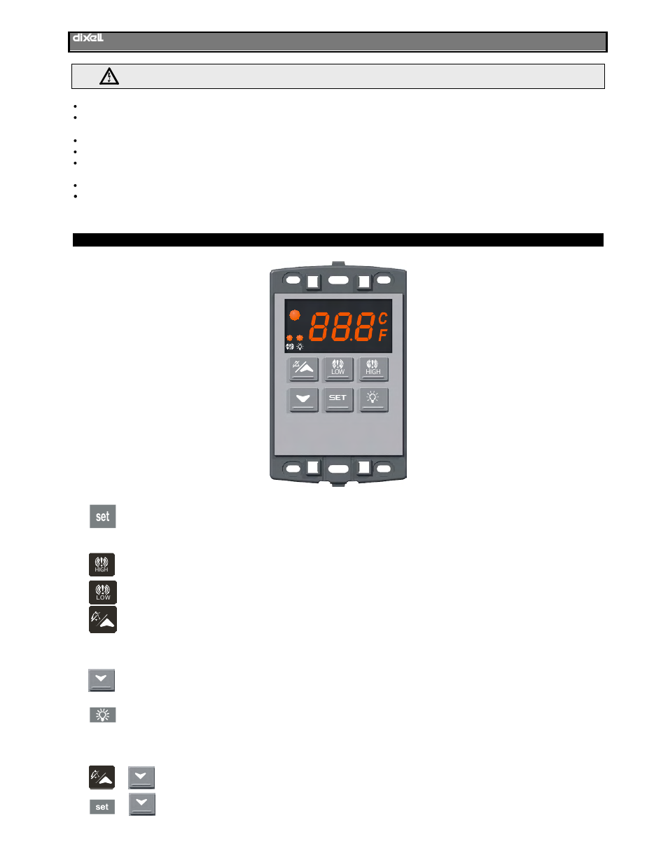 Dixi XWA11V User Manual | Page 2 / 8