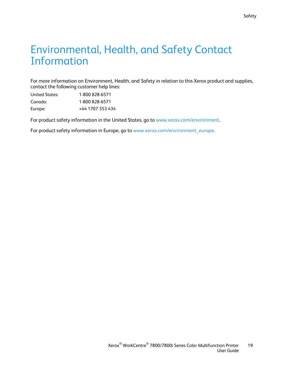 Xerox WorkCentre 7835ii User Manual | Page 19 / 336