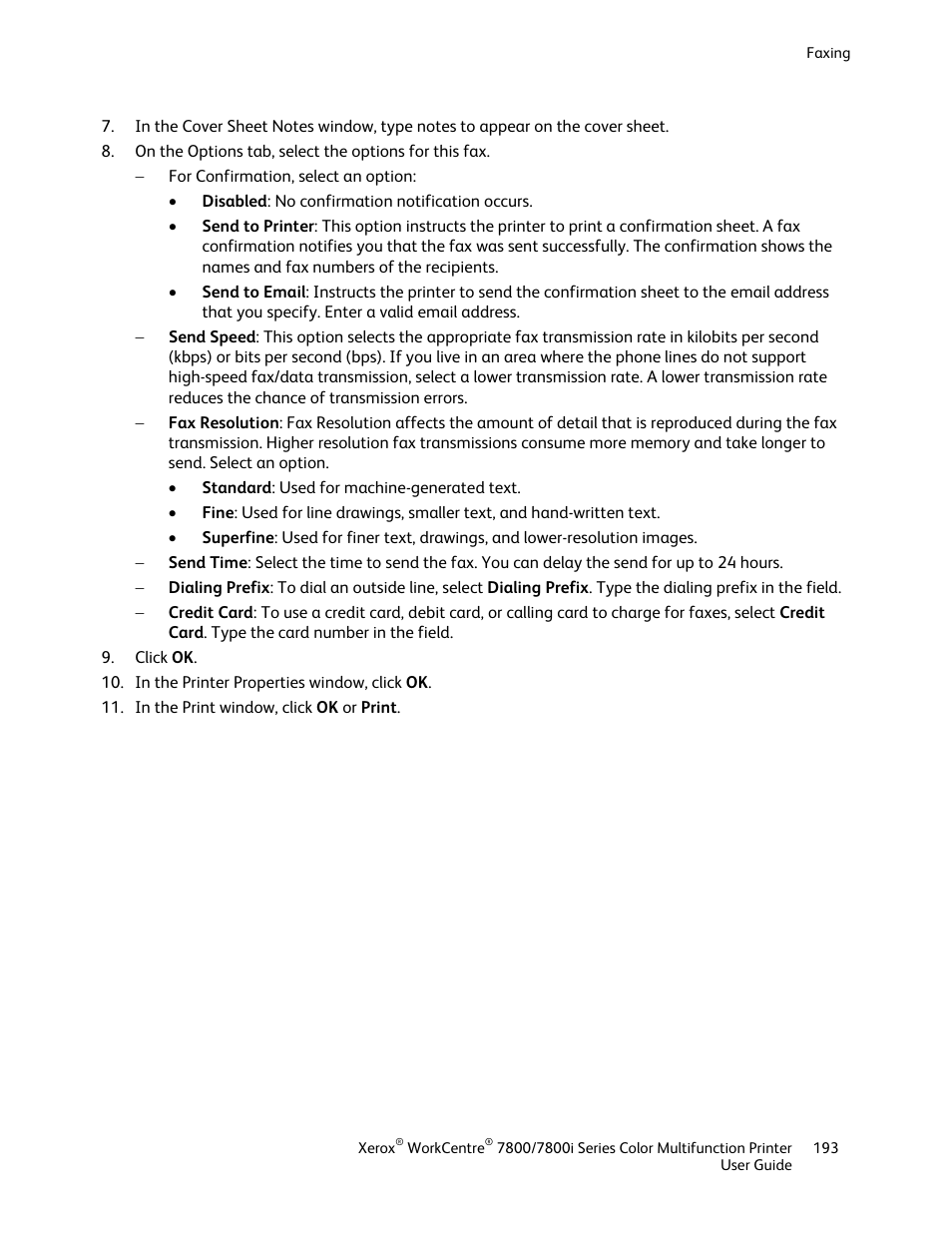 Xerox WorkCentre 7835ii User Manual | Page 193 / 336