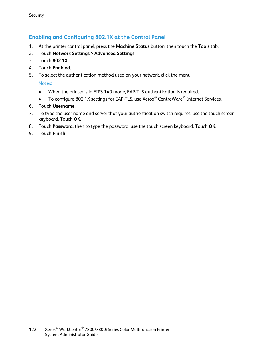 Xerox WorkCentre 7835ii User Manual | Page 122 / 284