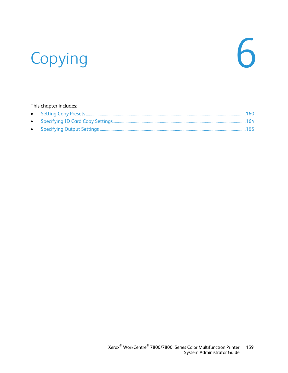 Copying | Xerox WorkCentre 7835ii User Manual | Page 159 / 284