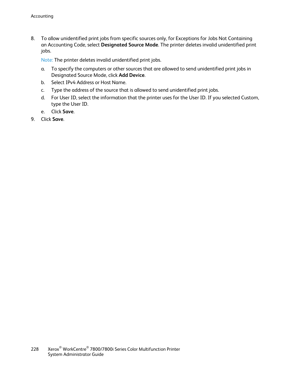 Xerox WorkCentre 7835ii User Manual | Page 228 / 284