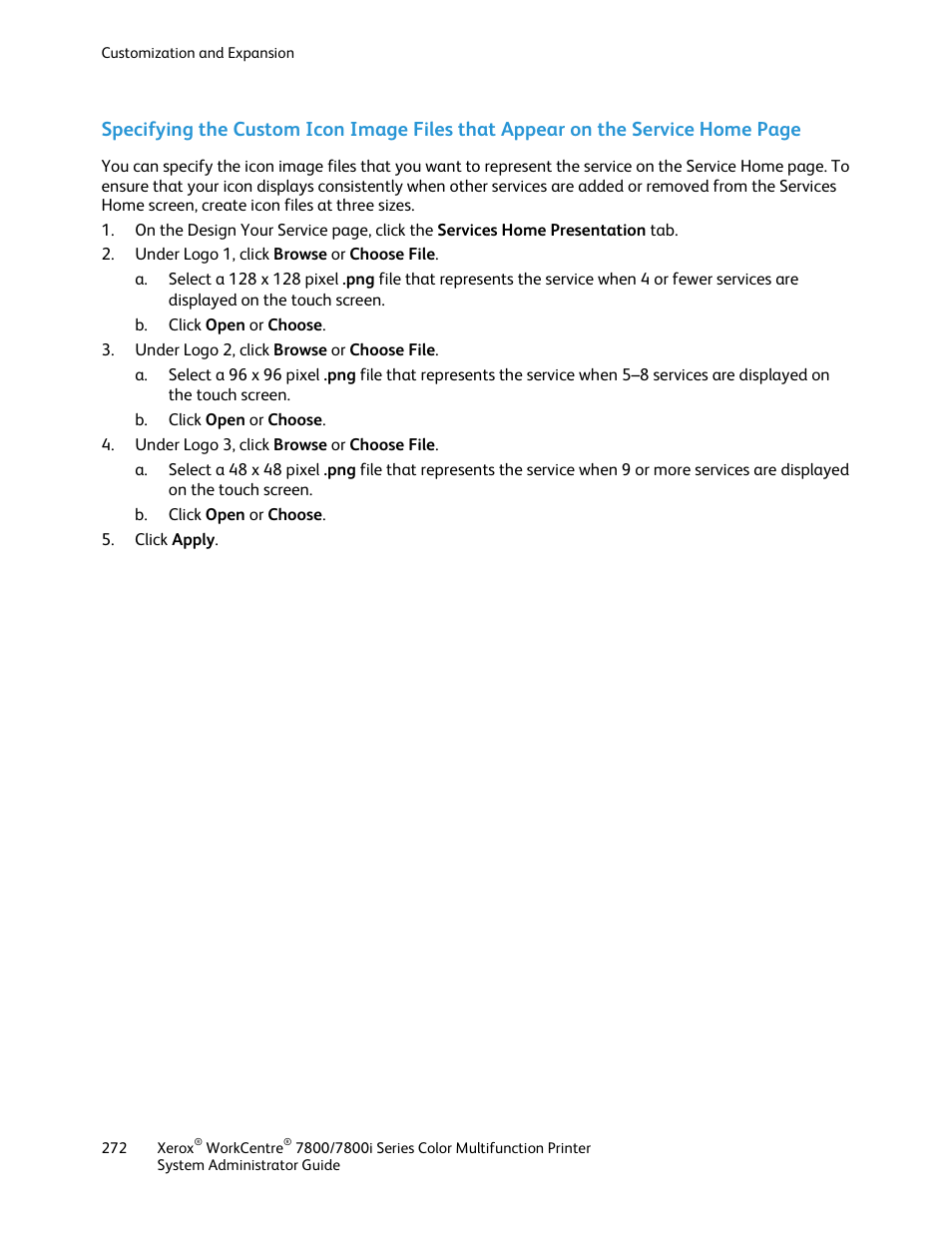 Xerox WorkCentre 7835ii User Manual | Page 272 / 284