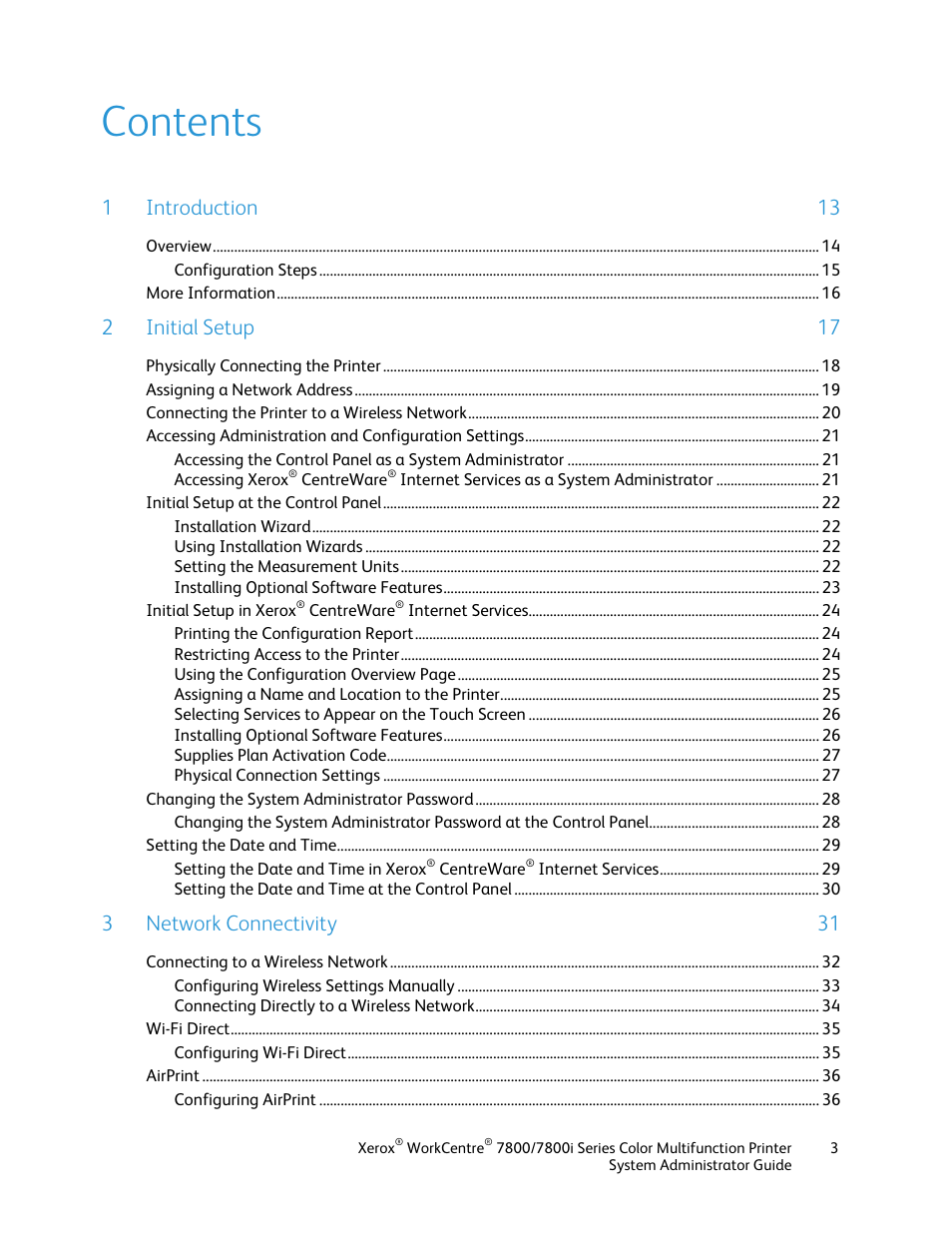 Xerox WorkCentre 7835ii User Manual | Page 3 / 284