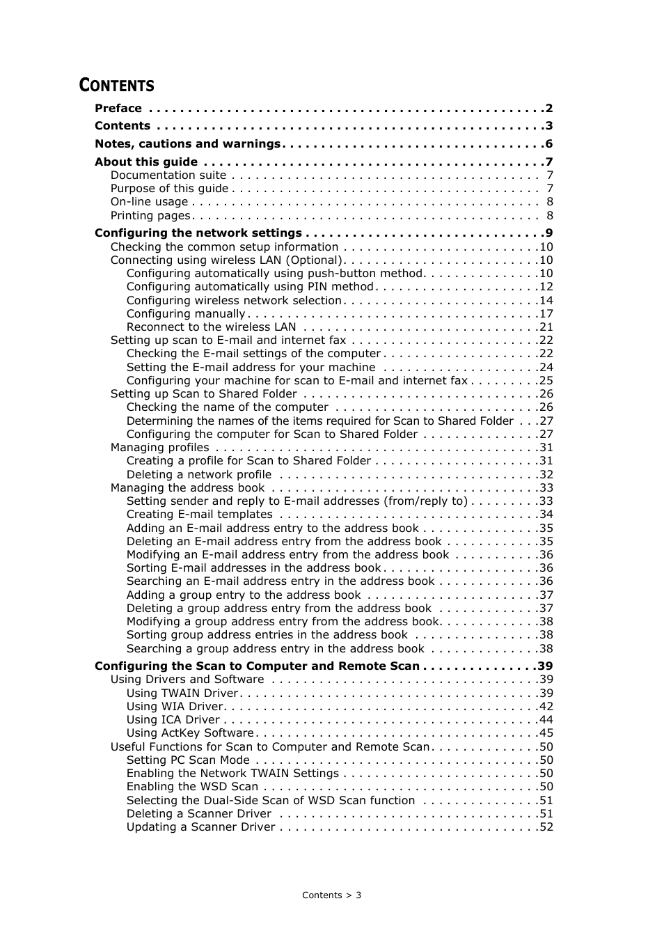 Oki MC363dn User Manual | Page 3 / 112