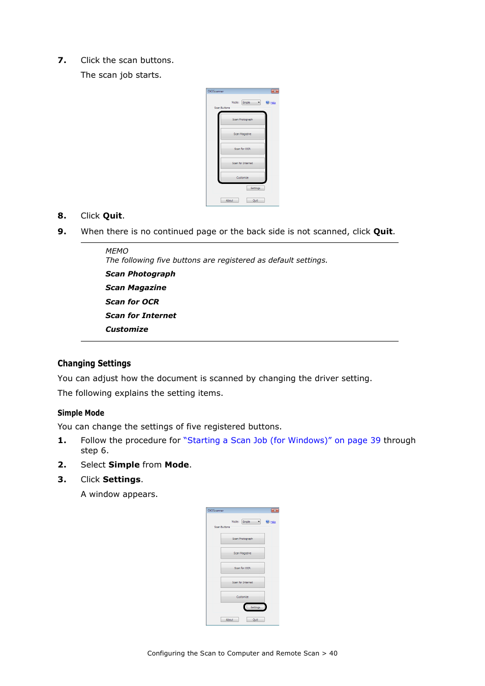 Oki MC363dn User Manual | Page 40 / 112