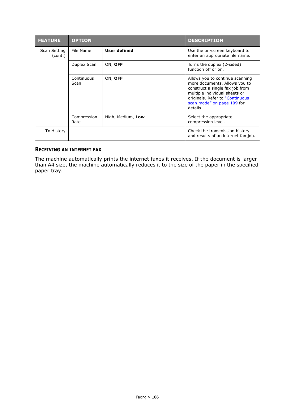 Receiving an internet fax | Oki MC363dn User Manual | Page 106 / 146