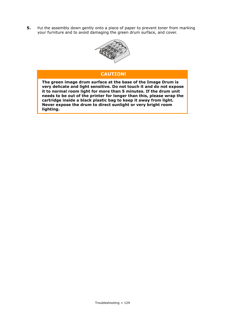 Caution | Oki MC363dn User Manual | Page 129 / 146