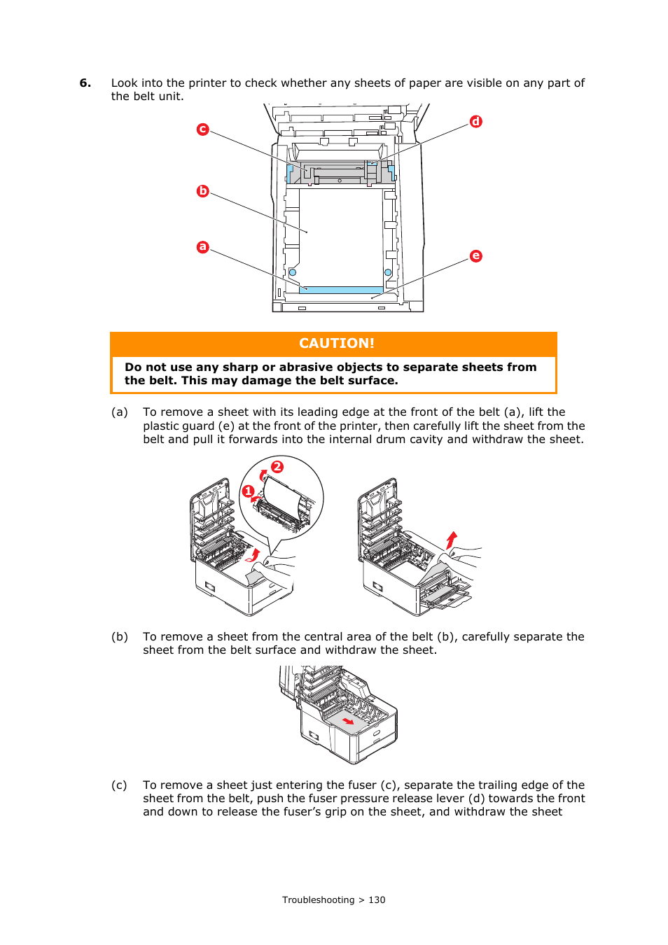 Caution | Oki MC363dn User Manual | Page 130 / 146