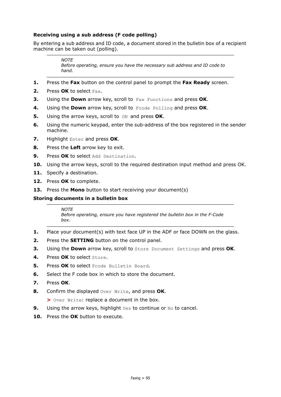 Oki MC363dn User Manual | Page 95 / 146