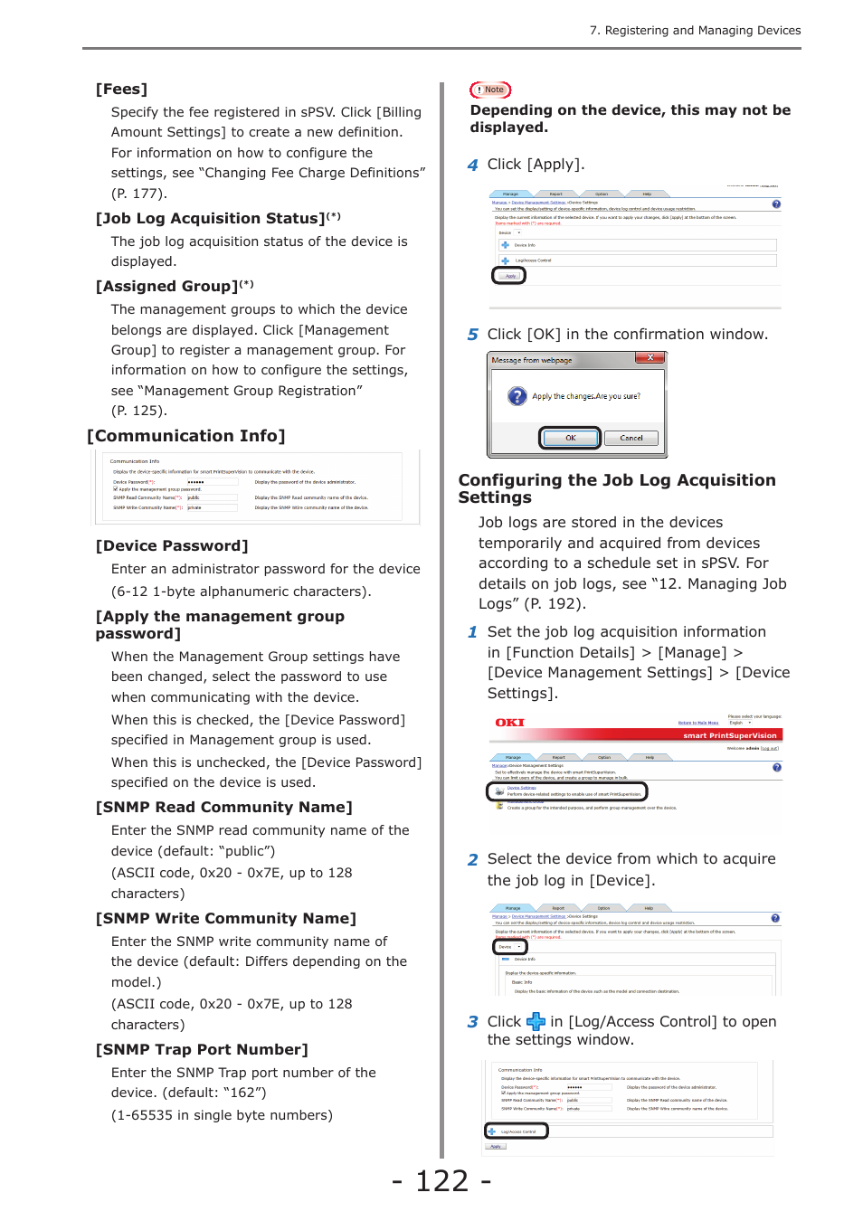 P. 122 | Oki MC363dn User Manual | Page 122 / 257