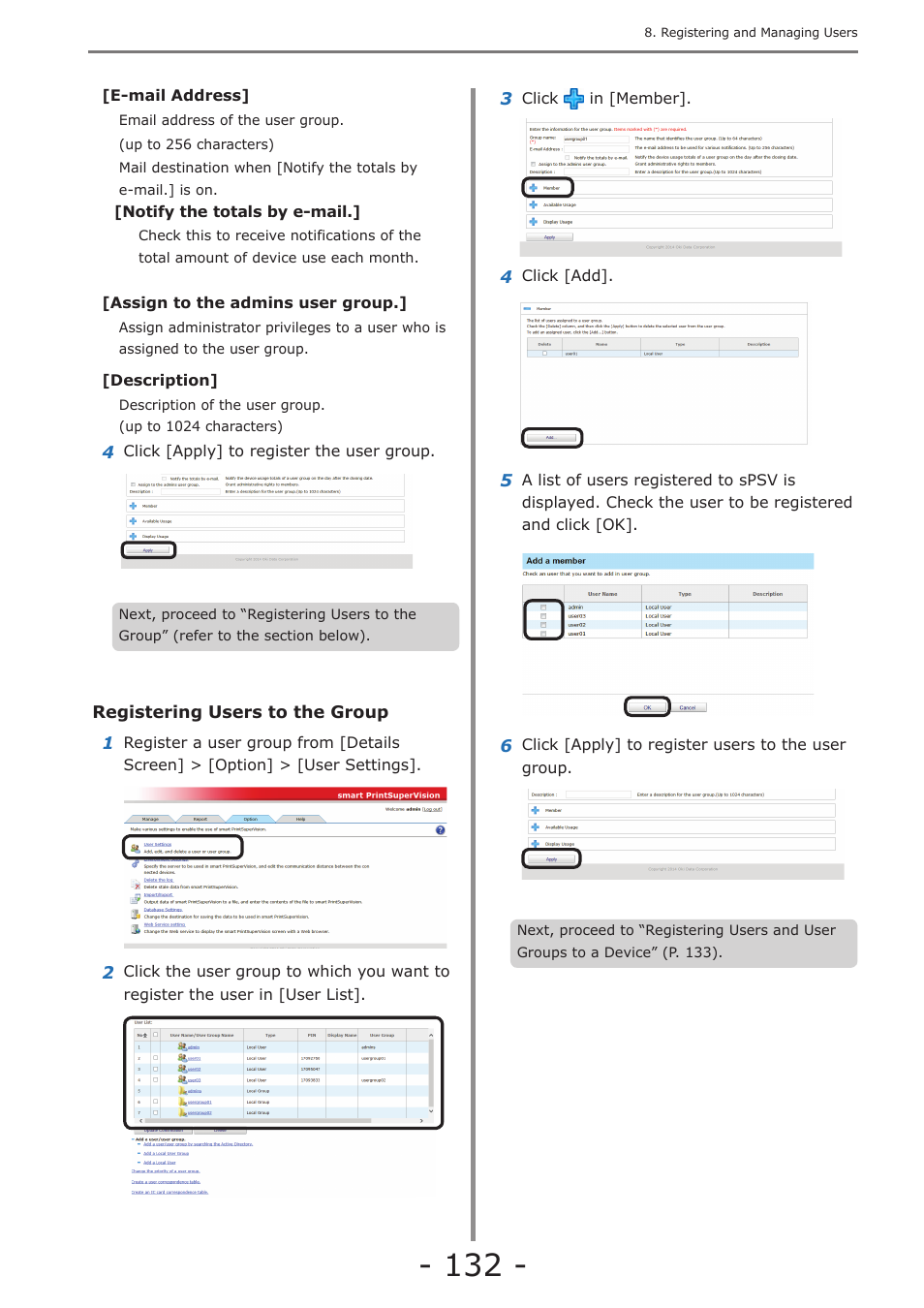 Oki MC363dn User Manual | Page 132 / 257