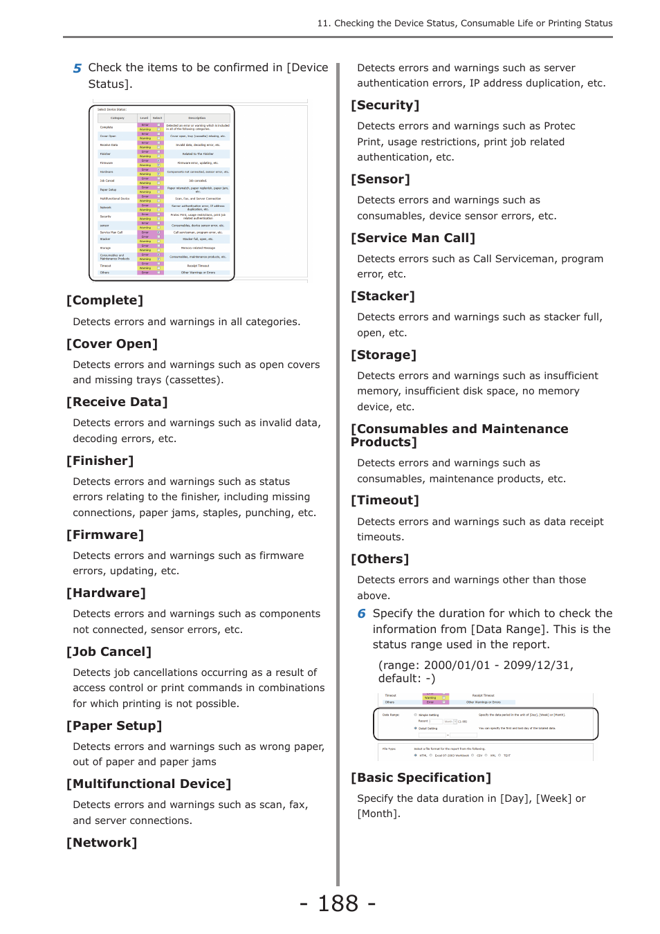 Oki MC363dn User Manual | Page 188 / 257