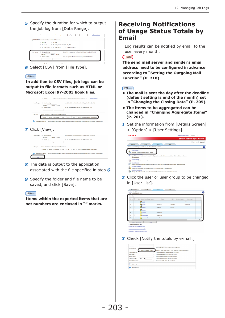 Environment settings, Changing the database destination | Oki MC363dn User Manual | Page 203 / 257