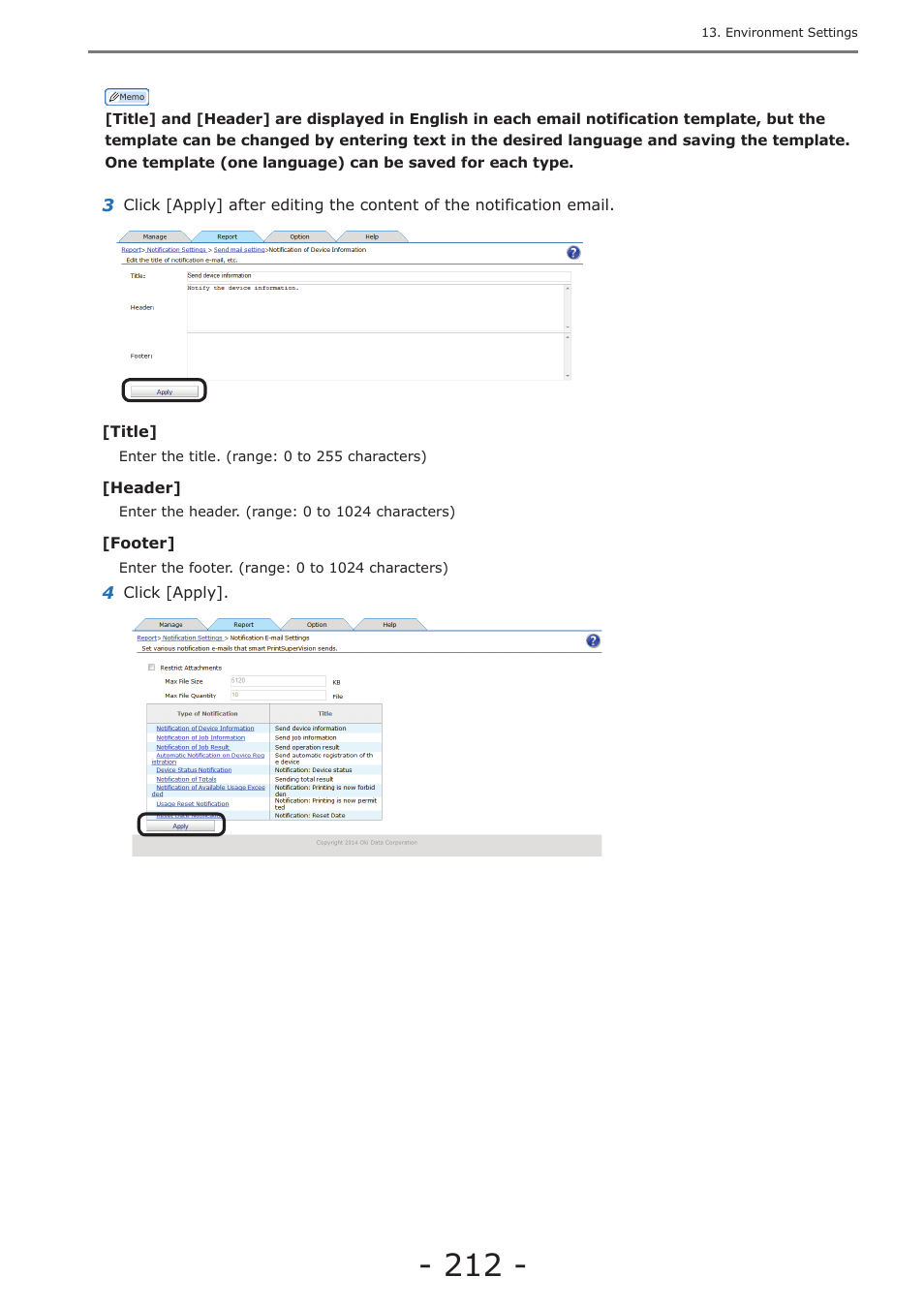 Oki MC363dn User Manual | Page 212 / 257