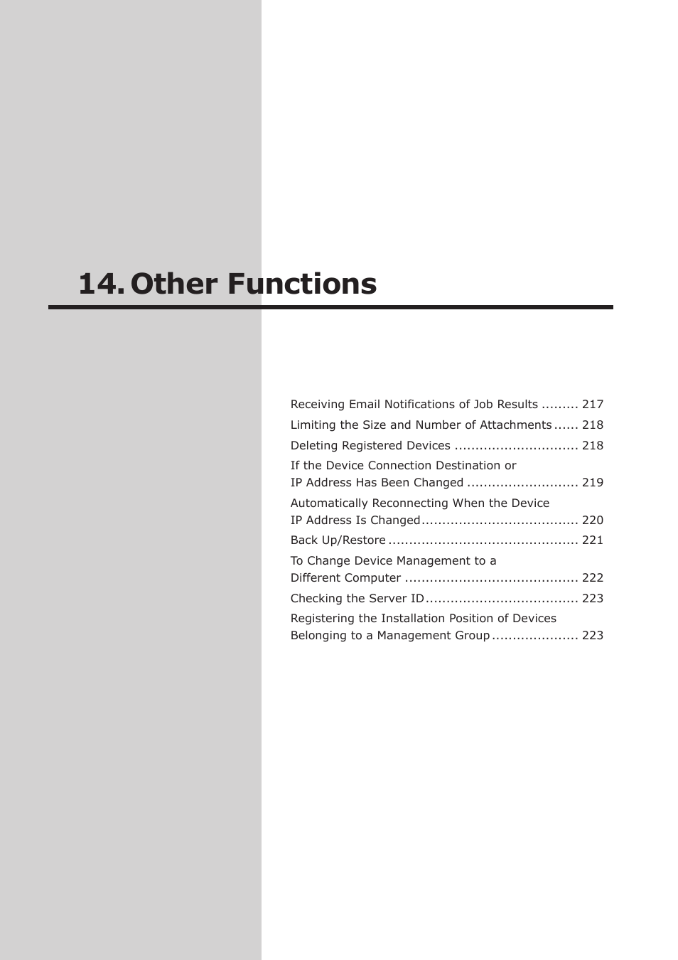 Other functions | Oki MC363dn User Manual | Page 216 / 257