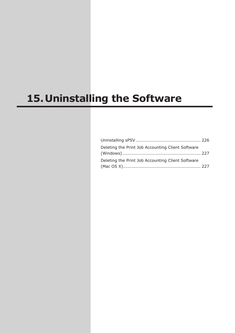 Uninstalling the software | Oki MC363dn User Manual | Page 225 / 257