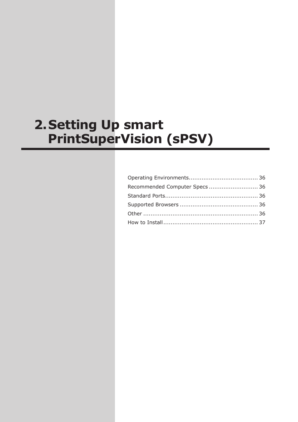 Setting up smart printsupervision (spsv) | Oki MC363dn User Manual | Page 35 / 257