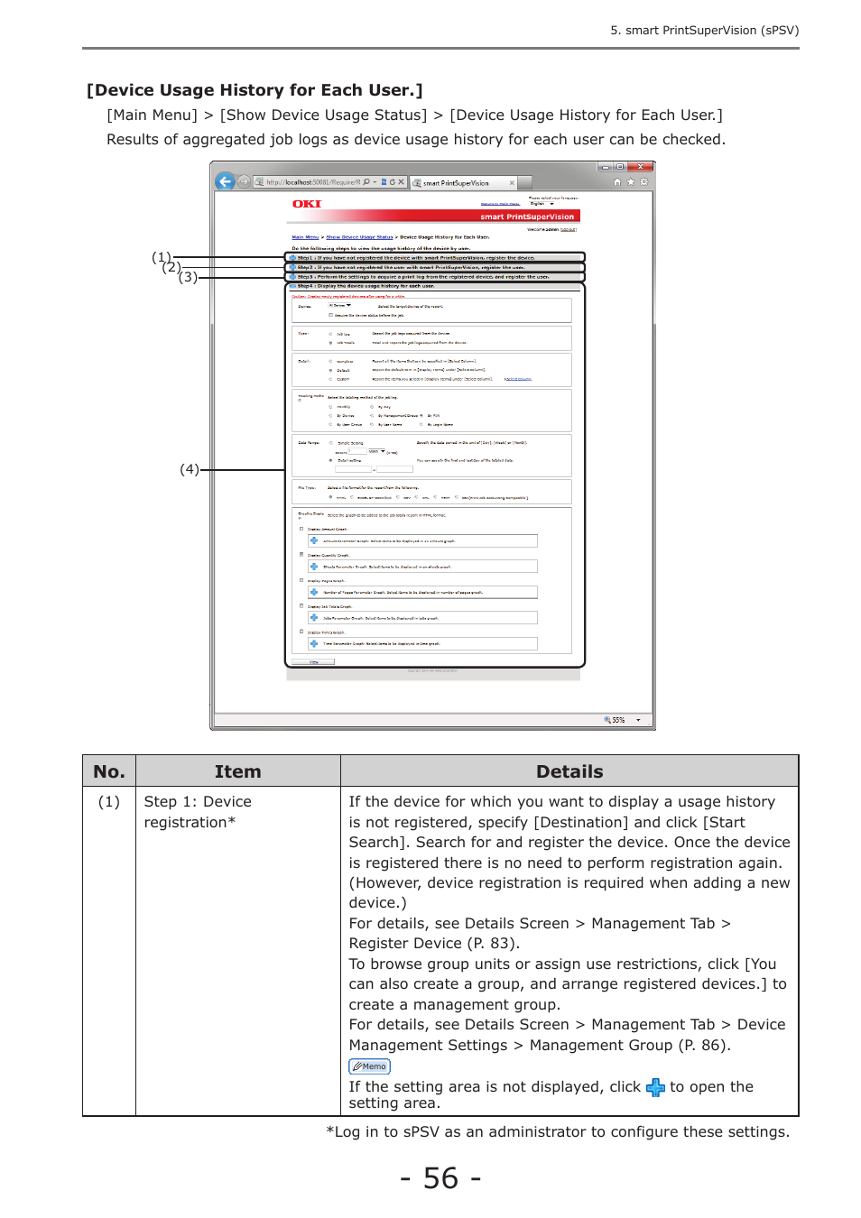 P. 56 | Oki MC363dn User Manual | Page 56 / 257