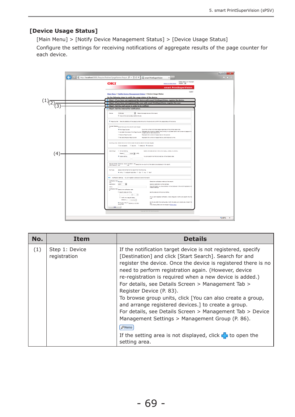 P. 69 | Oki MC363dn User Manual | Page 69 / 257