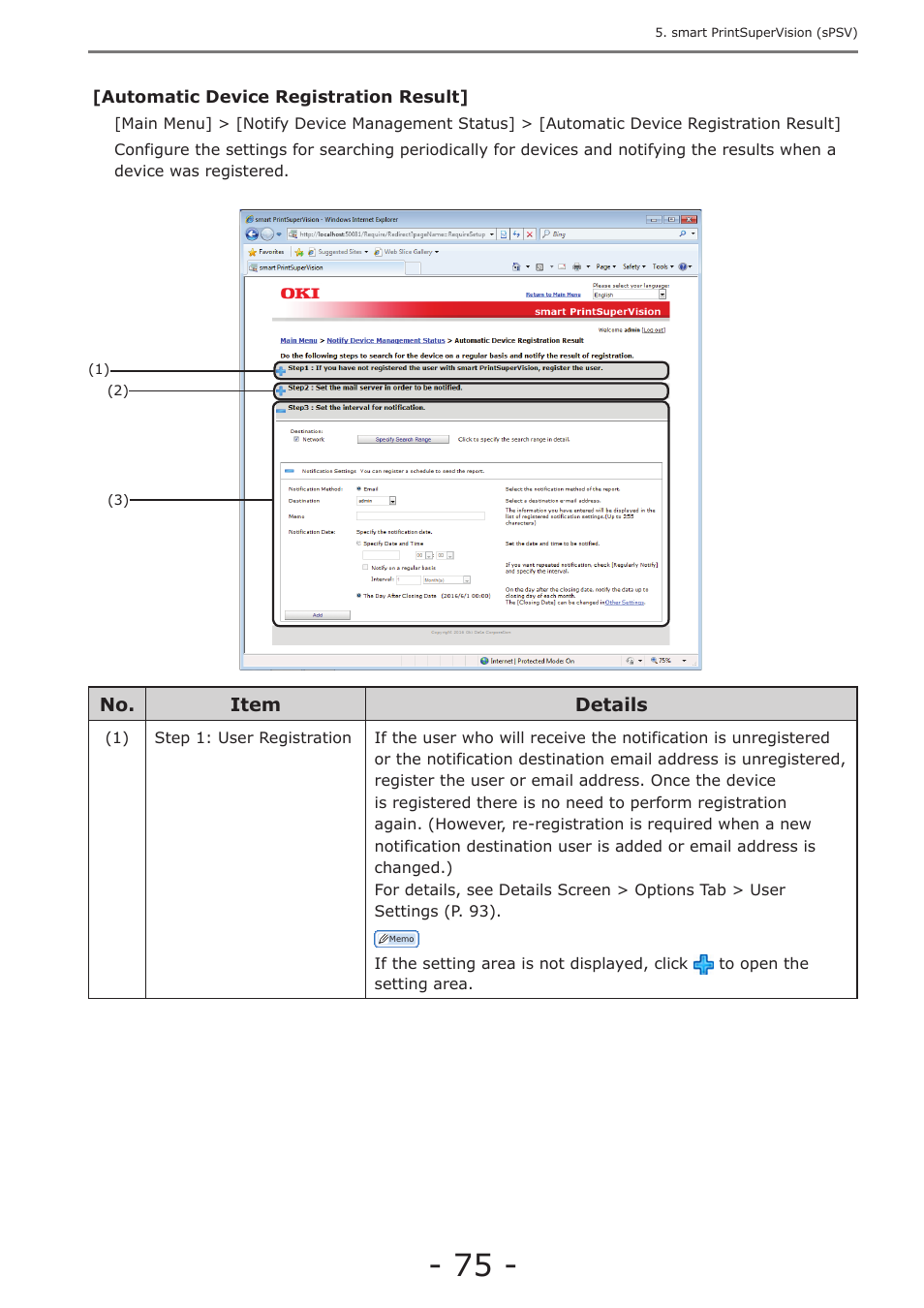 P. 75 | Oki MC363dn User Manual | Page 75 / 257