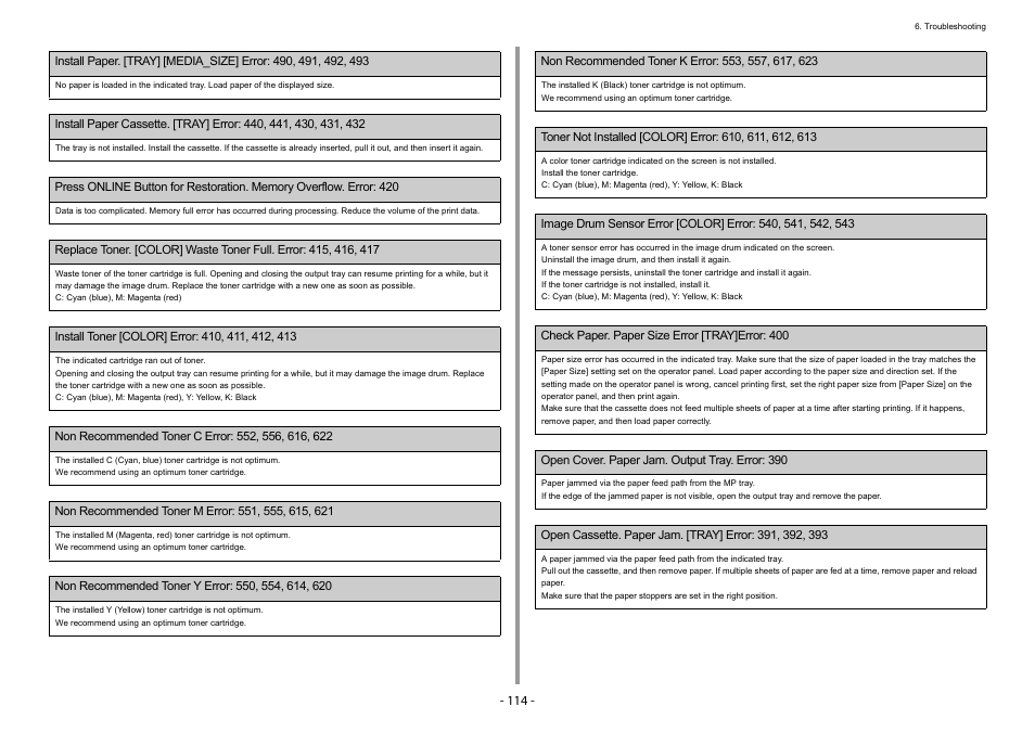 Oki C532dn User Manual | Page 114 / 131