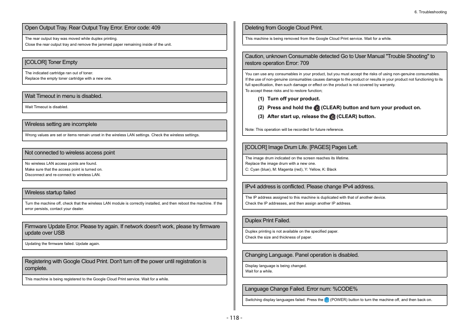 Oki C532dn User Manual | Page 118 / 131