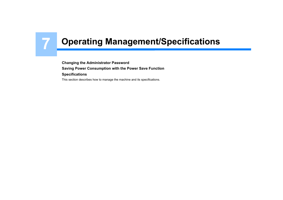 Operating management/specifications | Oki C532dn User Manual | Page 120 / 131