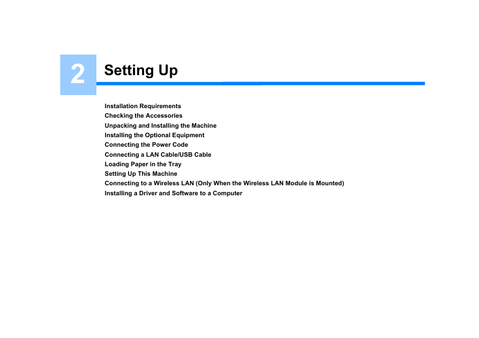 Setting up | Oki C532dn User Manual | Page 13 / 131