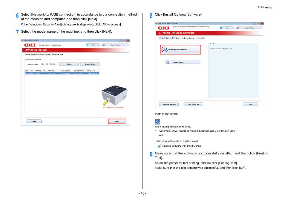 Oki C532dn User Manual | Page 46 / 131