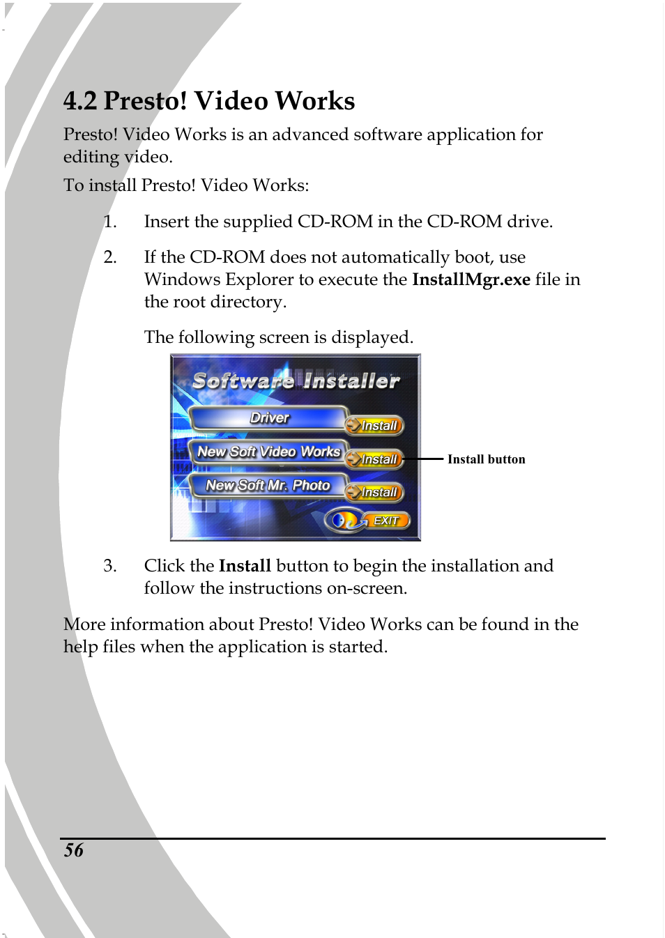2 presto! video works | PRAKTICA DPIX5000WP HD-DV Camera User Manual | Page 70 / 78