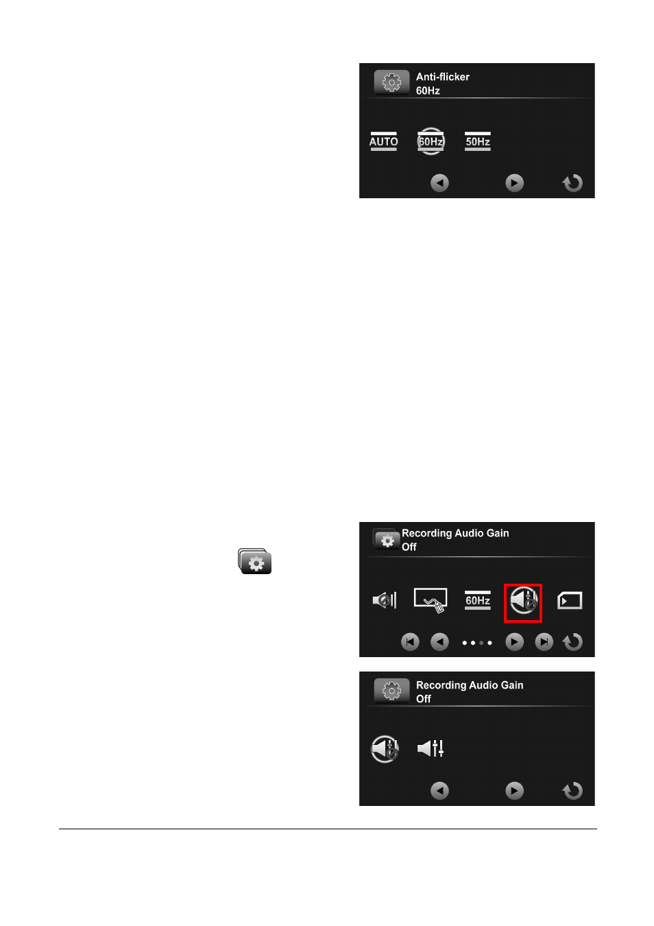 14 recording audio gain | PRAKTICA DVC5.10 User Manual | Page 63 / 73
