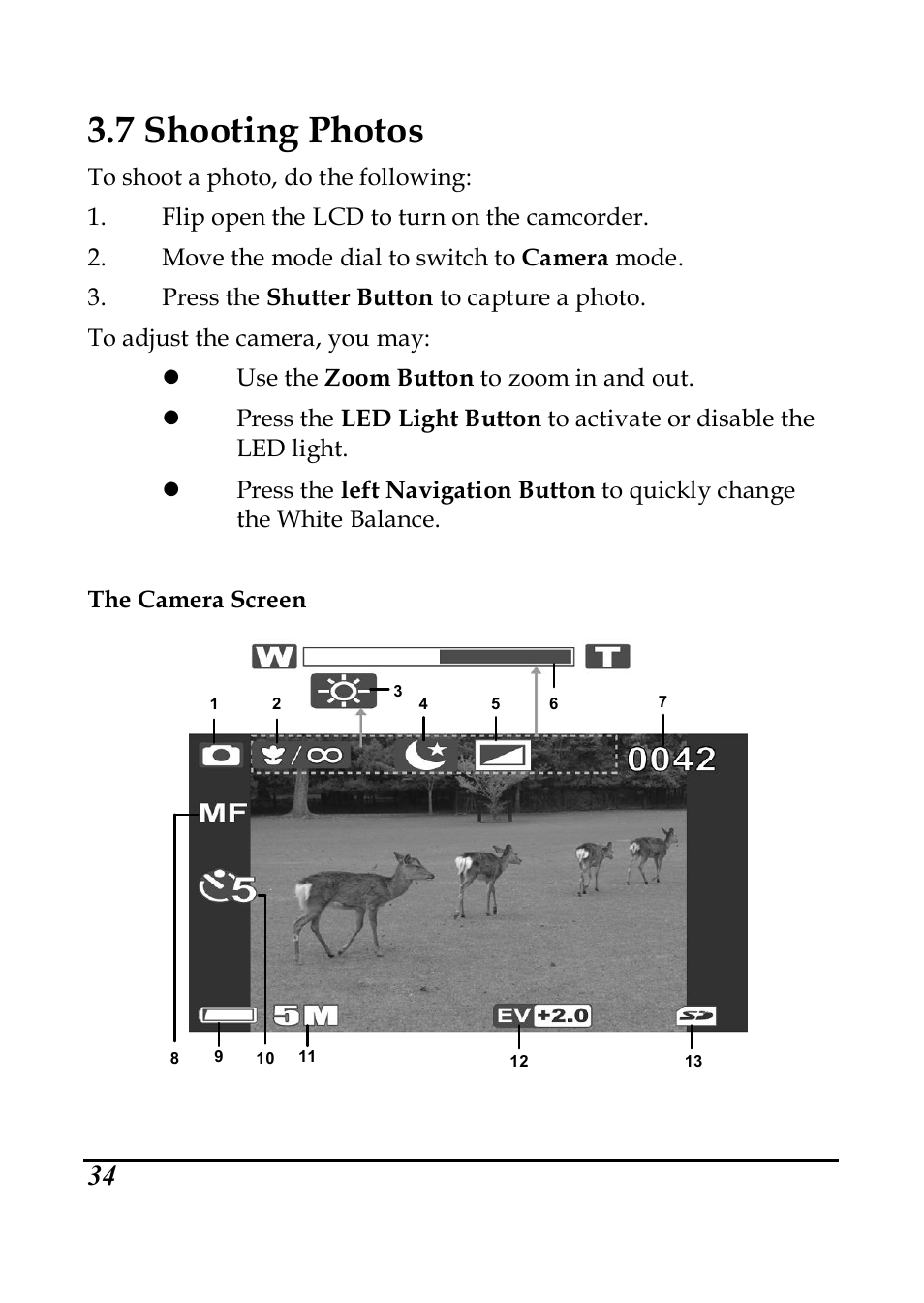 7 shooting photos | PRAKTICA DVC5.6 User Manual | Page 43 / 65