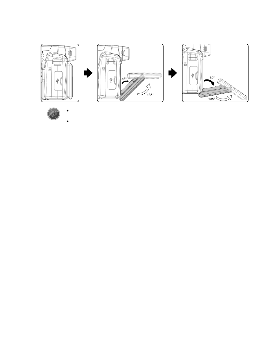 Monitor angle | PRAKTICA luxmedia 18-Z36C User Manual | Page 11 / 65